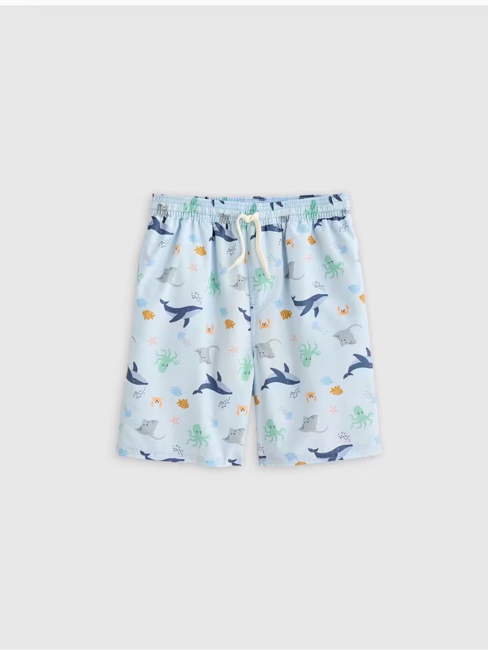 QUINCE Toddler Boy Swim Trunk - Under the Sea